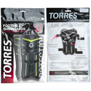 Щитки футбольные TORRES Match