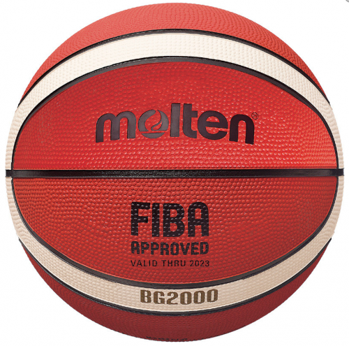 Баскетбольный мяч MOLTEN B6G2000 сертификат FIBA Approved Level III крупно

