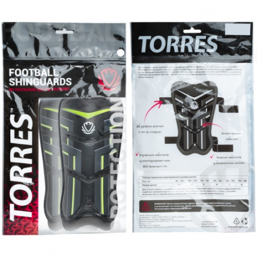 Щитки футбольные TORRES Match