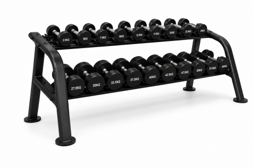 Комплект гантелей DEXTERFIT от 2,5 до 60 кг